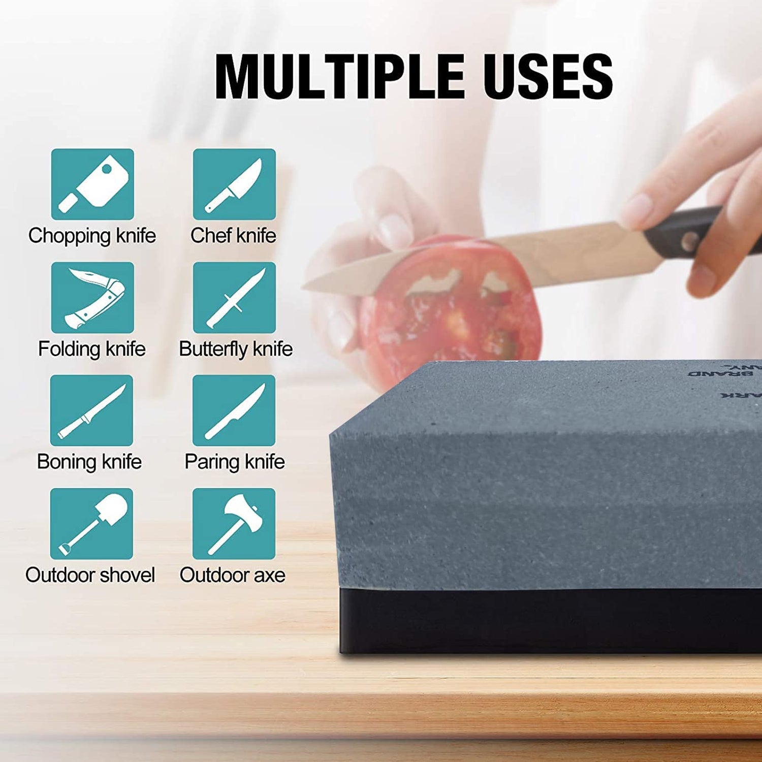 Silicon Carbide German Combination Stone, Dual Sided Stone for Knife and Tools Sharpening with Safety Case Silicon Carbide German Combination Stone, Dual Sided Stone for Knife and Tools Sharpening with Safety Case